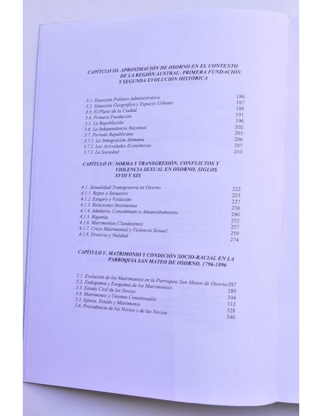 Sexualidad y matrimonio en el Chile Austral: Osorno, siglos XVIII y XIX. Tesis doctoral