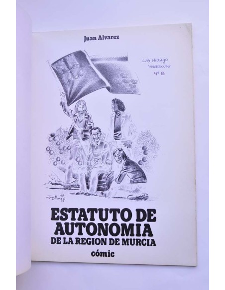 Estatuto de Autonomía de la Región de Murcia. Comic