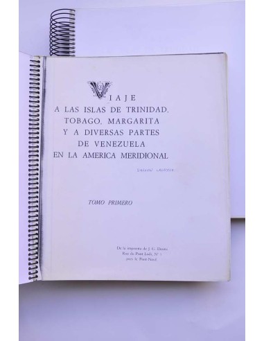 Viaje a las Islas de Trinidad, Tobago,...