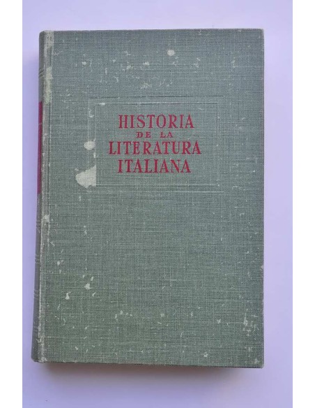 Historia de la literatura italiana