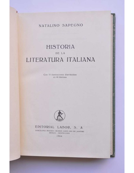 Historia de la literatura italiana
