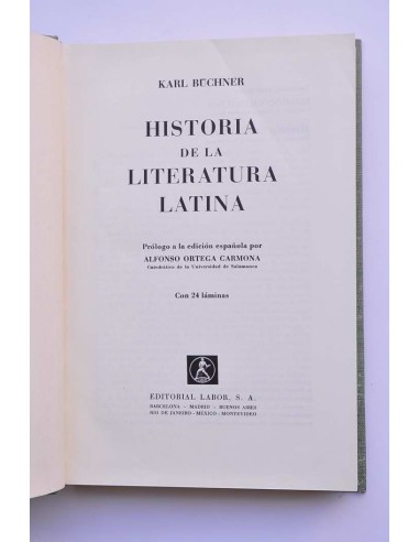 Historia de la literatura latina