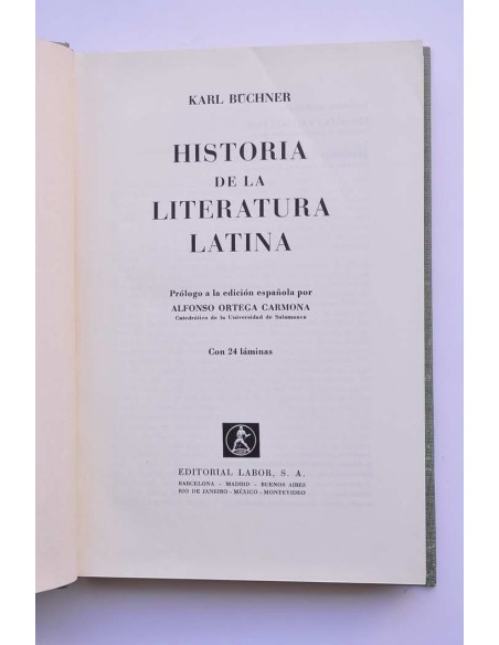 Historia de la literatura latina