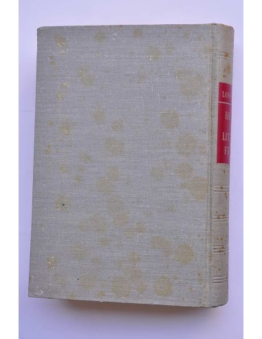 Manuel de historia de la literatura francesa