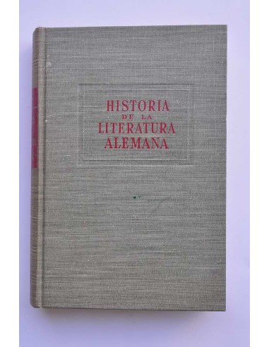 Historia de la literatura alemana