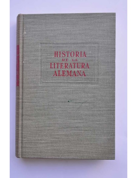 Historia de la literatura alemana
