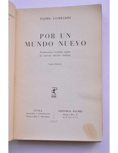 Por un mundo nuevo