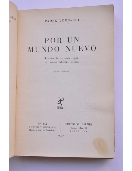 Por un mundo nuevo