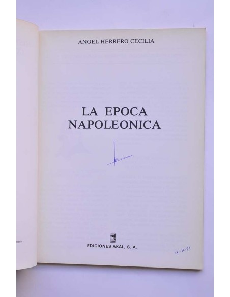 La época napoleónica