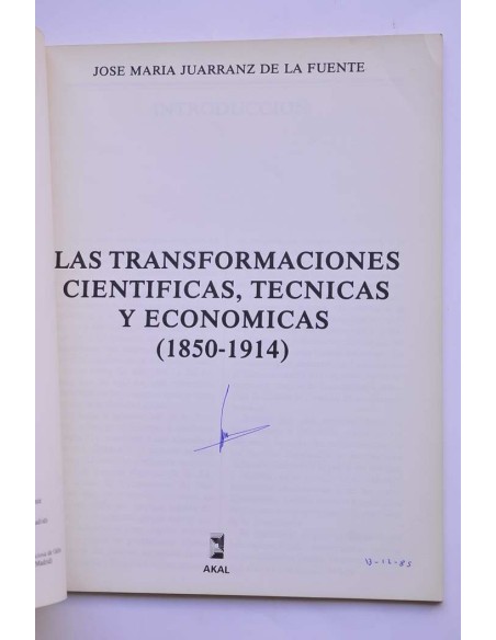 Las transformaciones científicas, técnicas y económicas (1850-1914)