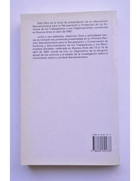 Asociación Iberoamericana para la recuperación y protección de los archivos de los trabajadores y sus organizaciones
