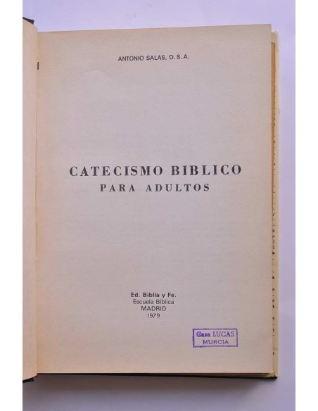 Catecismo bíblico para adultos