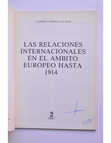 Las relaciones internacionales en el ámbito...