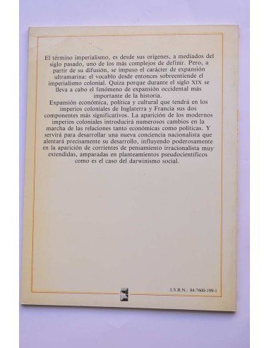 La expasión imperialista en el siglo XIX