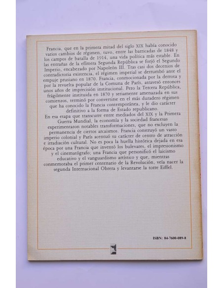 Francia: El Segundo Imperio y la Tercera República (hasta 1914)