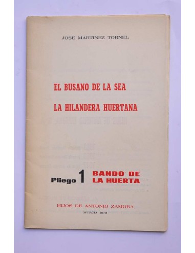 El busano de la sea - La hilandera huertana