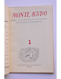 Monteagudo : publicación de la Cátedra Saavedra Fajardo.... 2