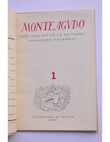 Monteagudo : publicación de la Cátedra Saavedra...