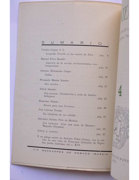 Monteagudo : publicación de la Cátedra Saavedra Fajardo. Nº 4