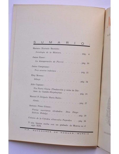 Monteagudo : publicación de la Cátedra Saavedra Fajardo. Nº 5