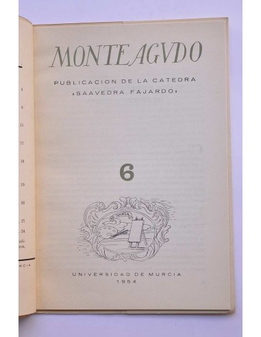 Monteagudo : publicación de la Cátedra Saavedra...