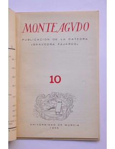 Monteagudo : publicación de la Cátedra Saavedra Fajardo.... 2