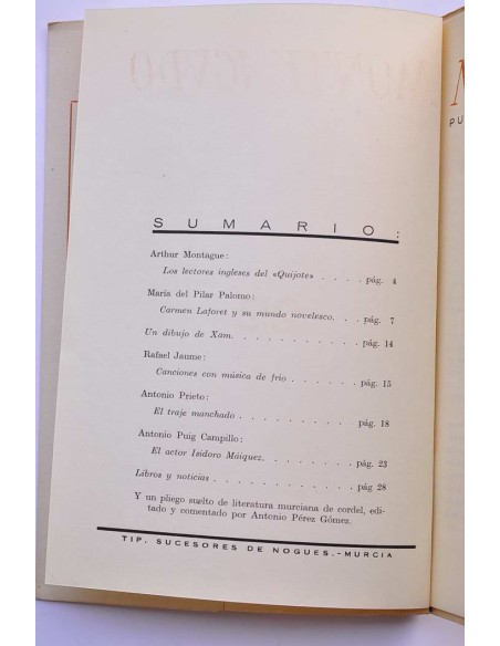 Monteagudo : publicación de la Cátedra Saavedra Fajardo. Nº 22