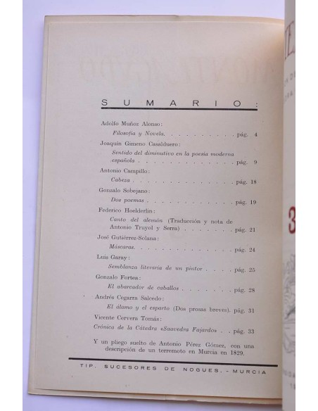 Monteagudo : publicación de la Cátedra Saavedra Fajardo. Nº 3