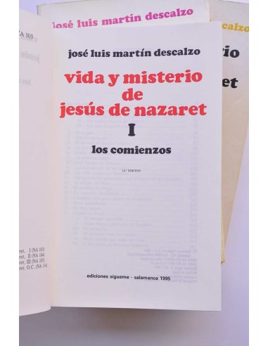 Vida y misterio Jesús de Nazaret