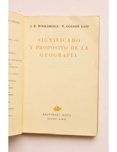 Significado y propósito de la geografía