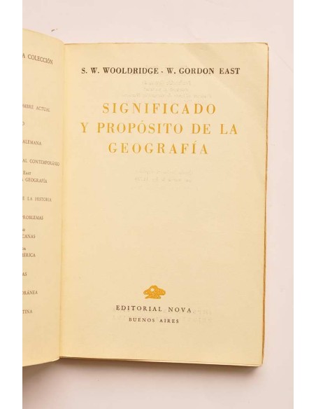Significado y propósito de la geografía