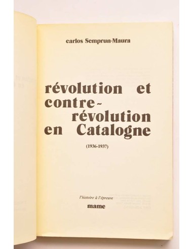Révolution et contre-revolution en Catalogne :...