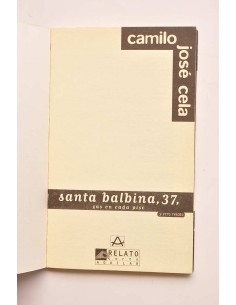 Santa Balbina, 37, gas en cada piso y El bonito crimen... 2