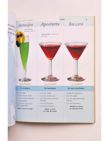 Cócteles. Tragos cortos