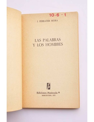 Las palabras y los hombres
