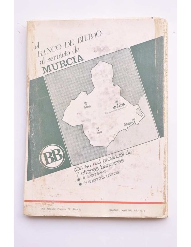 Guía de la Provincia de Murcia y plano turístico