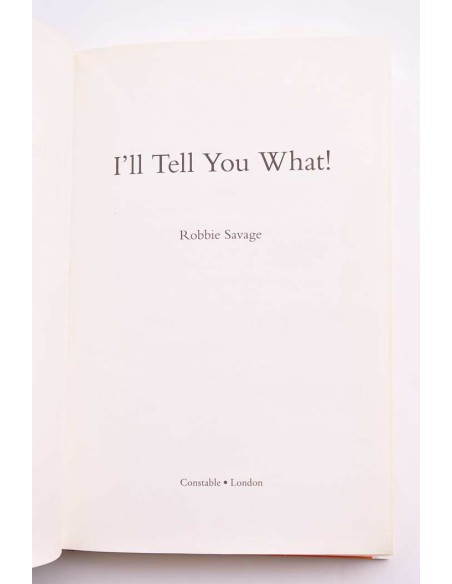 I'll tell you what!