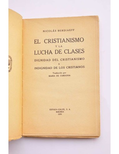El cristianismo y la lucha de clases