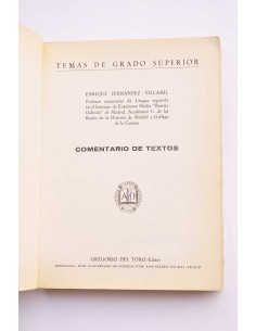 Comentario de textos de grado superior 2