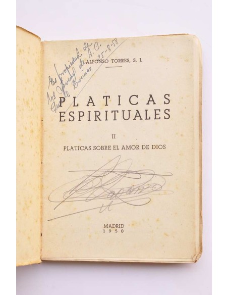 Pláticas espirituales. II. Sobre el amor de Dios
