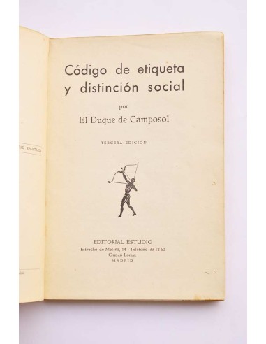 Código de etiqueta y distinción social