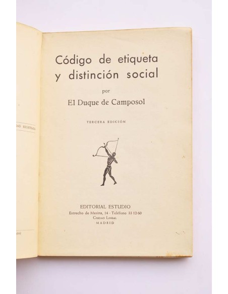 Código de etiqueta y distinción social