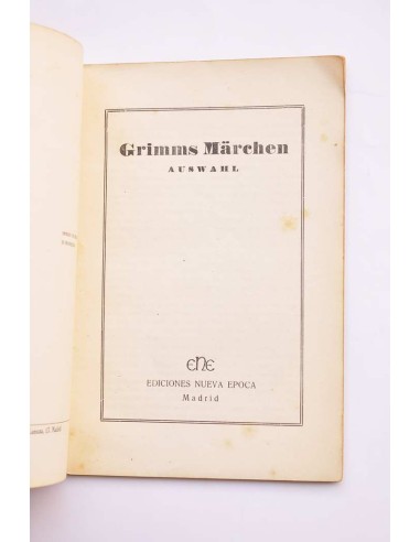 Grimms Märchen. Auswahl