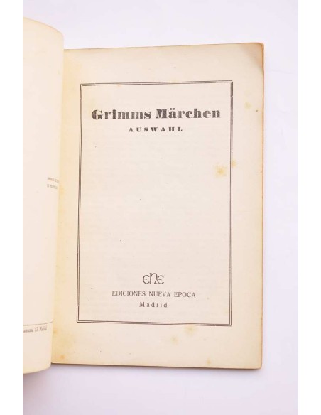 Grimms Märchen. Auswahl