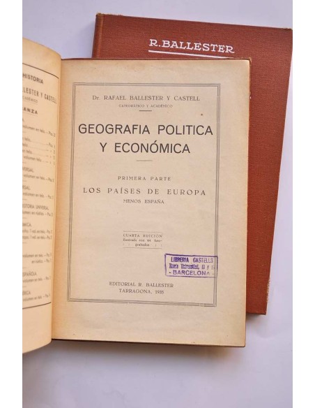 Geografía política y económica