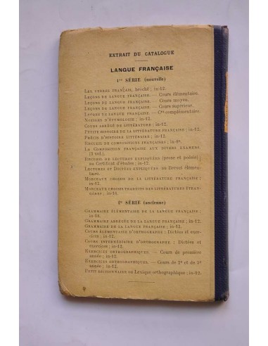 Leçons de langue française. Cours élémentaire