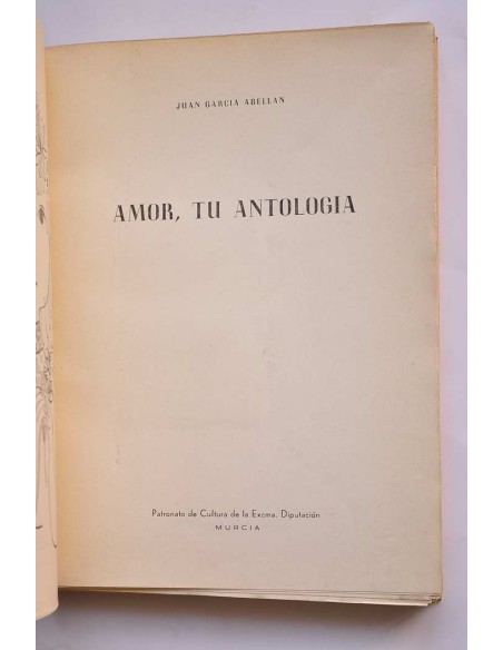 Amor, tu antología