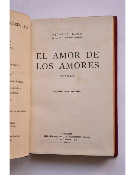 El amor de los amores