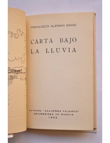 Carta bajo la lluvia