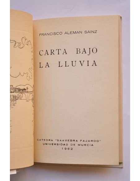 Carta bajo la lluvia